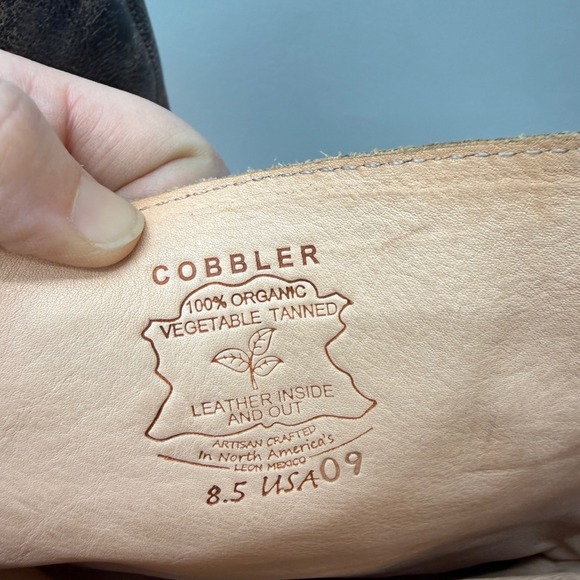 Bed|Stu BedStu tall leather black brown distressed riding‎ boots women's 8.5 - Picture 9 of 10